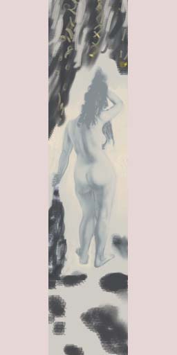 Erotic painting, nude women, Austrian, painting, art, Nicholaas Chiao